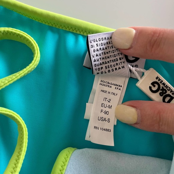 D&G Y2K Halter Tie String Bikini Set - Picture 7 of 16